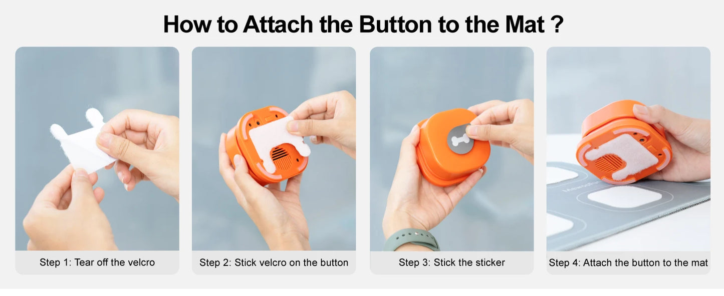 Interactive Dog Talking Buttons with Mat – Teach Your Dog to Speak