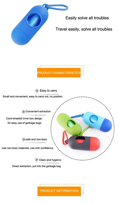 Compact Dog Poop Bag Dispenser – Portable Waste Holder | Shepherd’s Choice