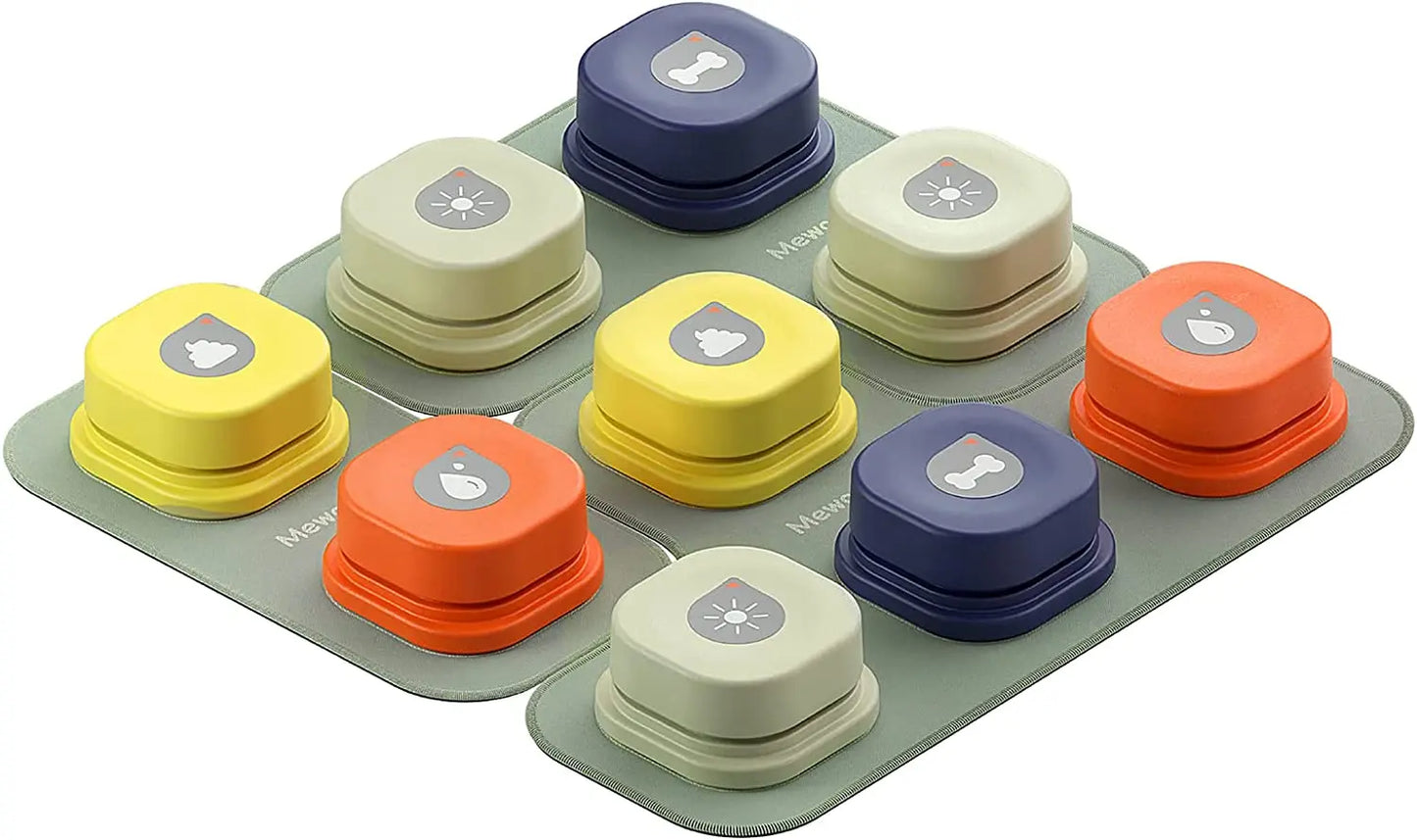 Interactive Dog Talking Buttons with Mat – Teach Your Dog to Speak