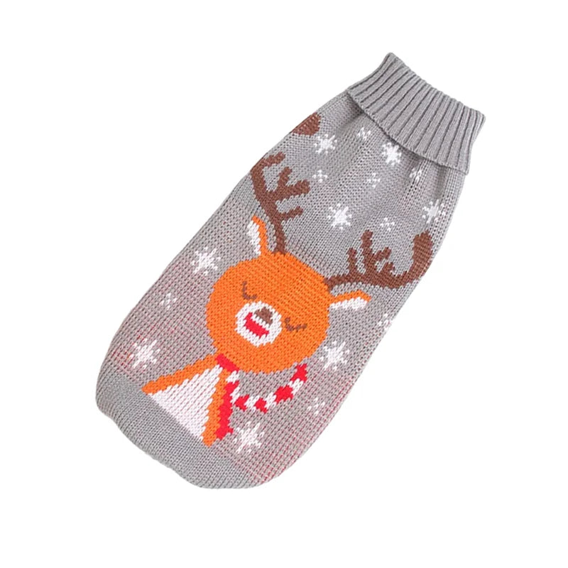 Dog Winter Knit Sweater