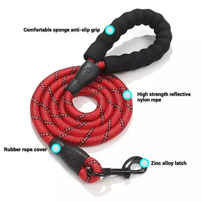 Reflective Climbing Rope Dog Leash | Shepherd’s Choice