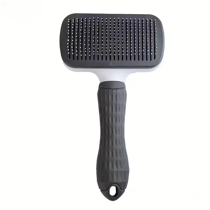 Shepherd’s Choice Self-Cleaning Slicker Brush | Stainless Steel Pin Dog Grooming