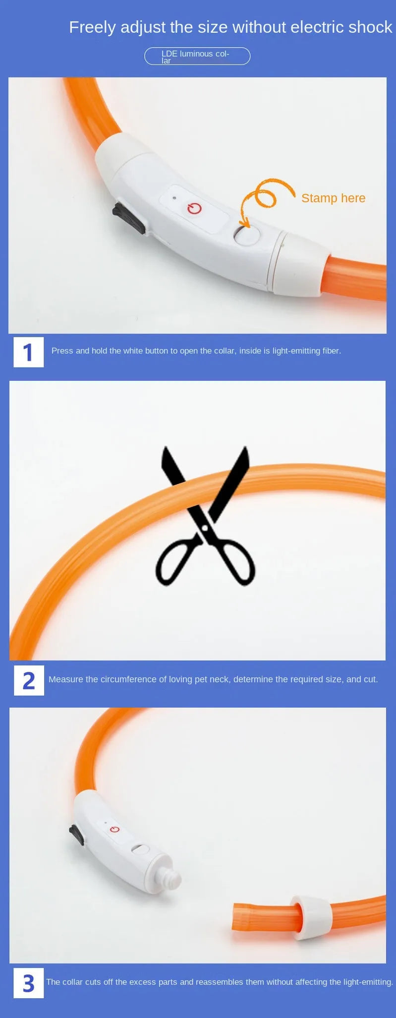 Shepherd’s Choice USB LED Glow Collar