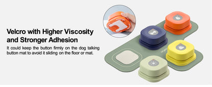 Interactive Dog Talking Buttons with Mat – Teach Your Dog to Speak