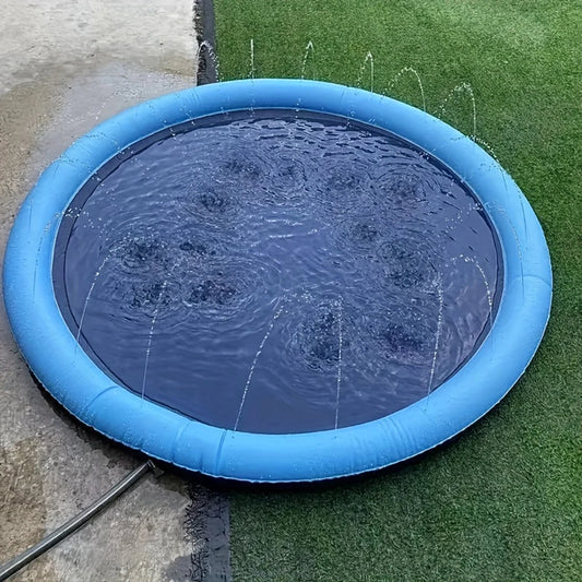 Dog Fountain Play Mat – Summer Splash Pad for Dogs