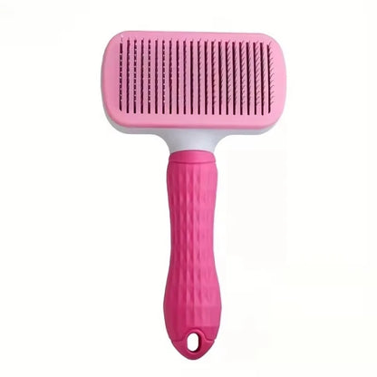 Shepherd’s Choice Self-Cleaning Slicker Brush | Stainless Steel Pin Dog Grooming