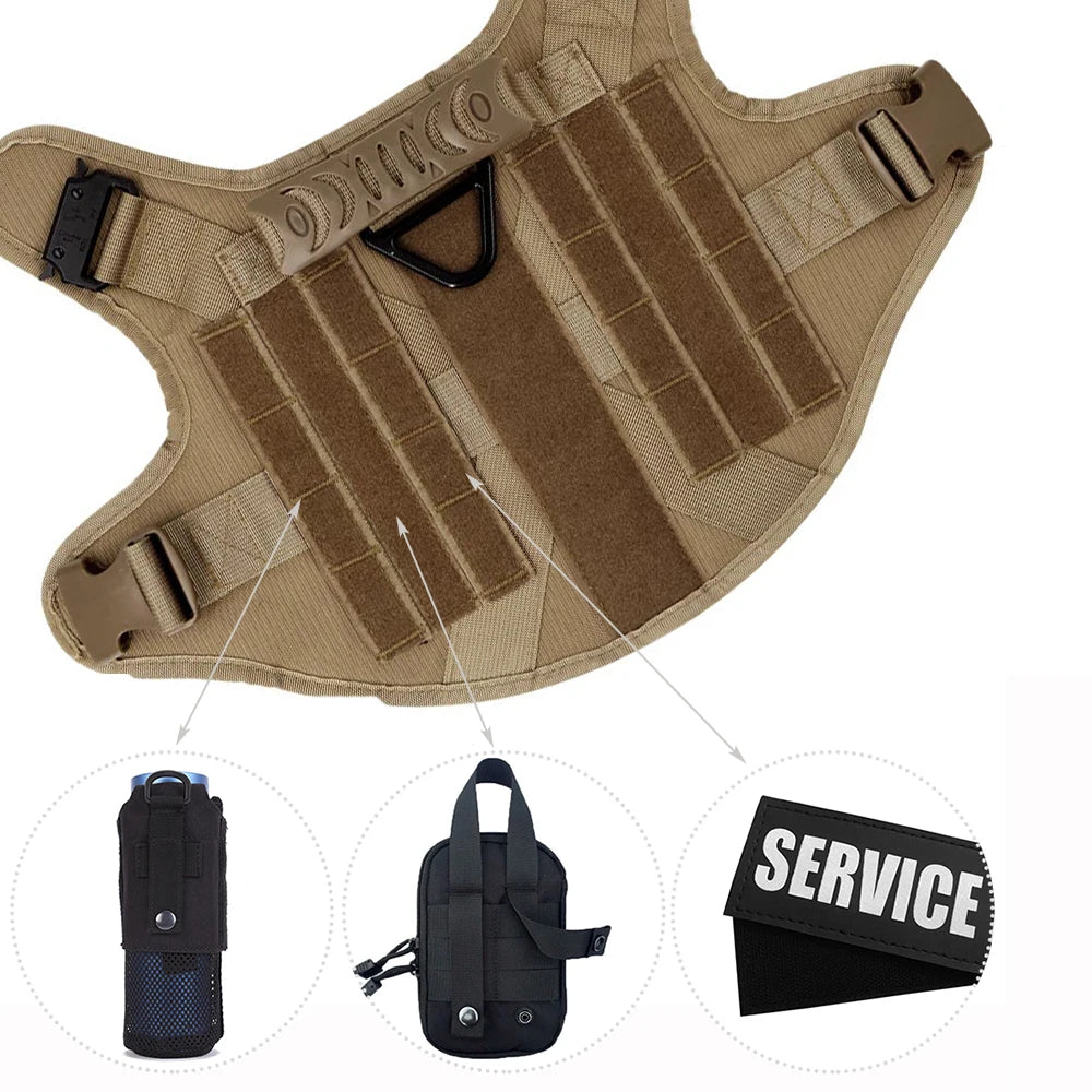 Elite Tactical Dog Harness for German Shepherds 🐕‍🦺