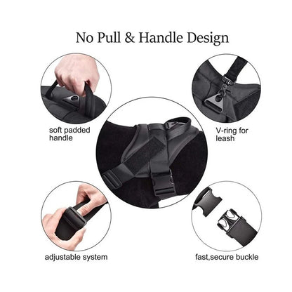Tactical Dog Harness with Handle – Adjustable Control | Shepherd's Choice